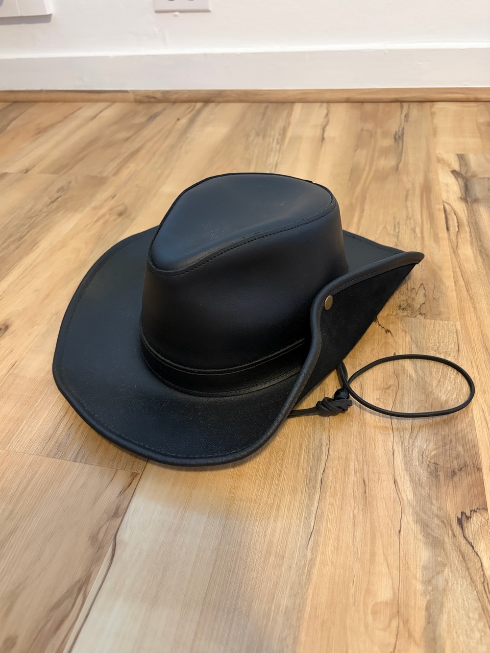 Henschel Hats Mountaineer Western Leather Aussie Hat